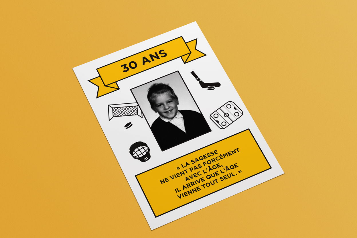 Invitation 30 ans Ludo