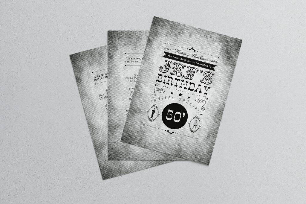 Black Cherries - Invitation 50 ans