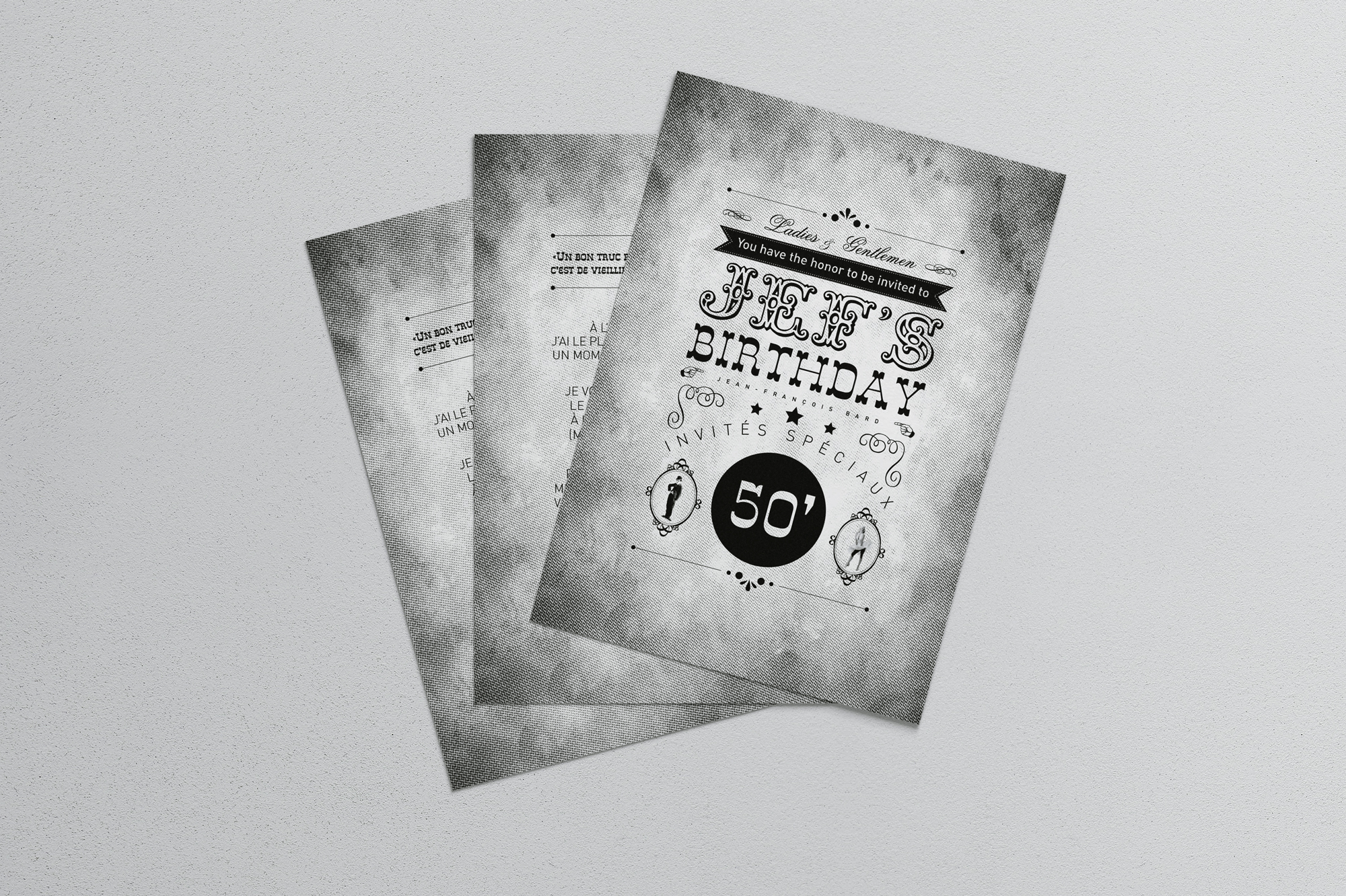 Black Cherries - Invitation 50 ans